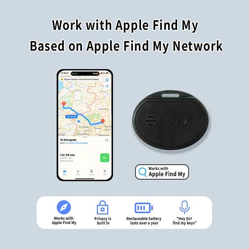 Wireless Smart Mini GPS Tracker Locator 4G Anti-Lost Waterproof Bluetooth Tracer with 3G 5G Wi-Fi Features Made of Plastic